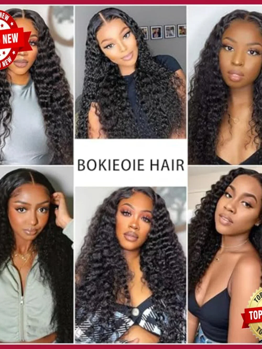 Deep Wave Human Hair Extensions 3 Bundles 28-32in Unprocessed Virgin Remy